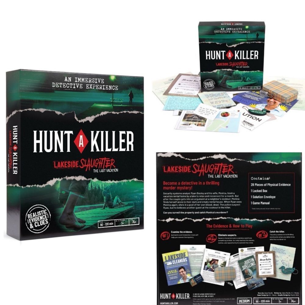 BRAND NEW!NIB NWT HUNT A KIL*3R — AN INTERACTIVE GAME — PLAY SOLO OR WITH OTHERS